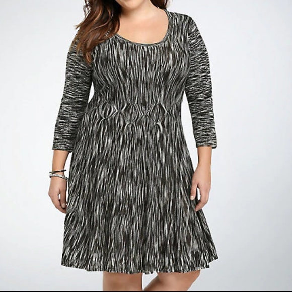 torrid Dresses & Skirts - Torrid Marled Sweater Textured Knit Dress 1